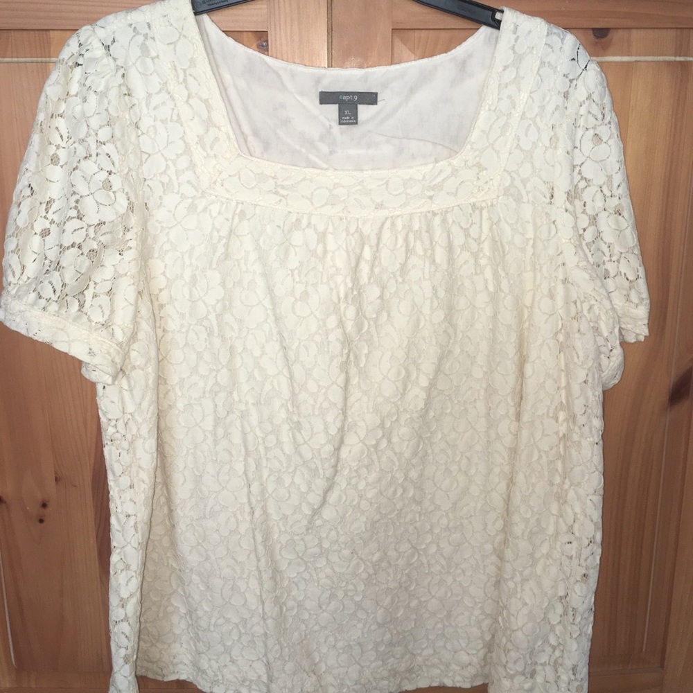 cream blouse